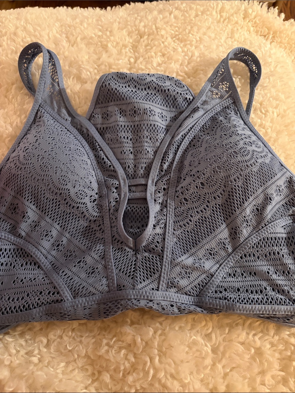Becca blue one piece bathing suit - Picture 4 of 4